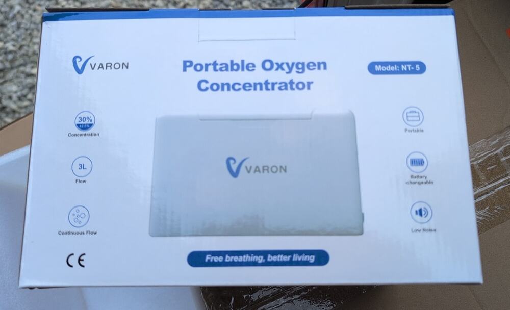 At home VARON NT-5 Over the Counter Device for helping with breathing